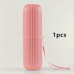 Portable Travel Toothbrush Box with Lid, Bathroom Accessories