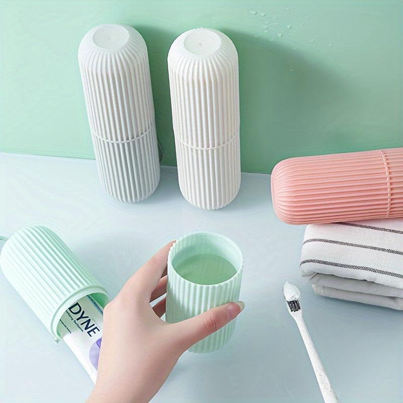 Portable Travel Toothbrush Box with Lid, Bathroom Accessories