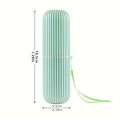 Portable Travel Toothbrush Box with Lid, Bathroom Accessories