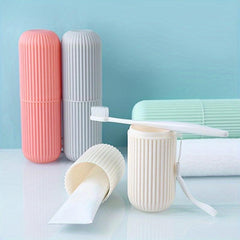 Portable Travel Toothbrush Box with Lid, Bathroom Accessories