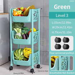 1pc Shelf Floor Storage Basket For Living Room Toy Storage Rack