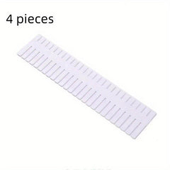 4pcs Adjustable Grid Drawer Dividers DIY Closet Separator Tidy Organizer