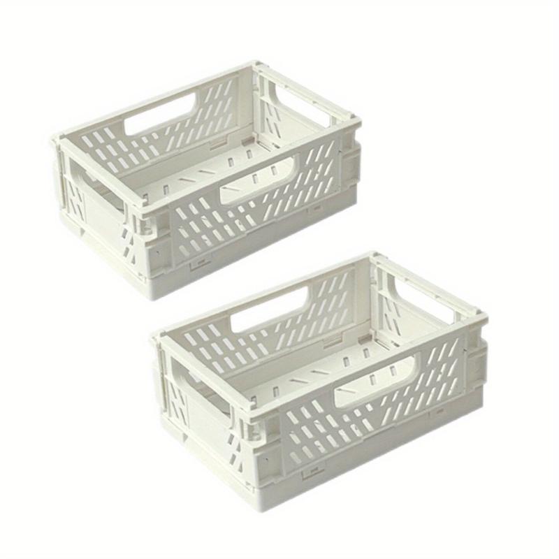5pcs Desktop Folding Storage Basket for Snacks and More