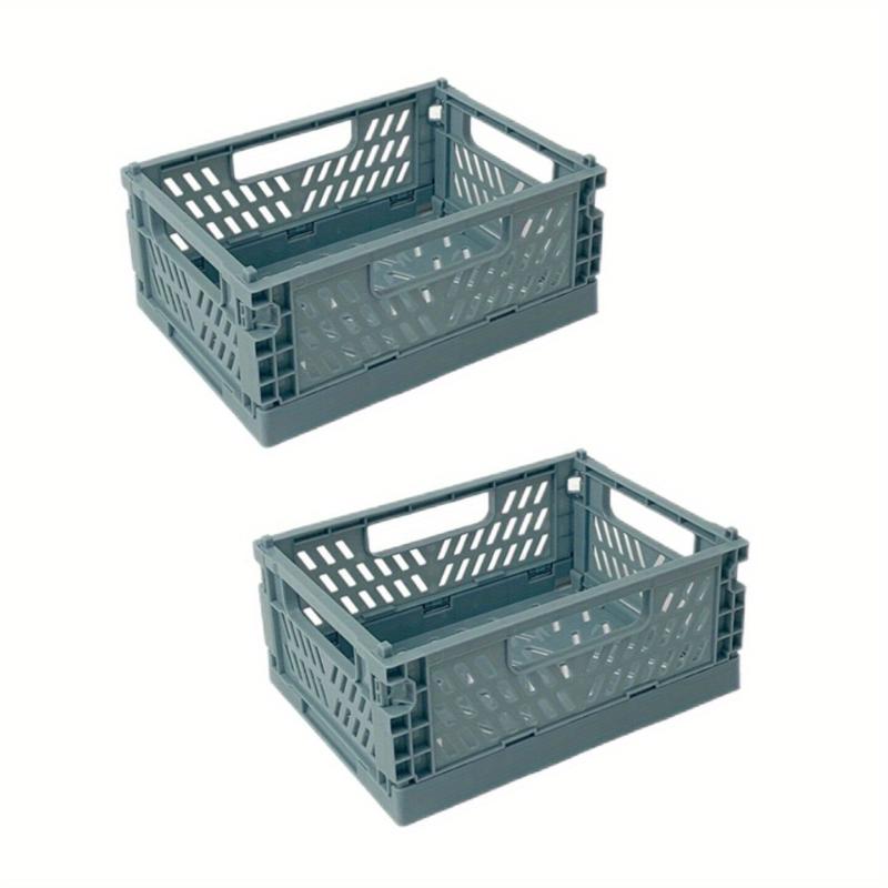 5pcs Desktop Folding Storage Basket for Snacks and More
