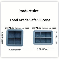 BPA Silicone Ice Cube Tray Mold For Cocktails