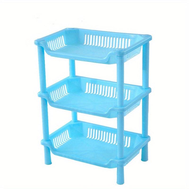 Double layer Desktop Rack Bathroom Storage Floor to Ceiling Triangle Square