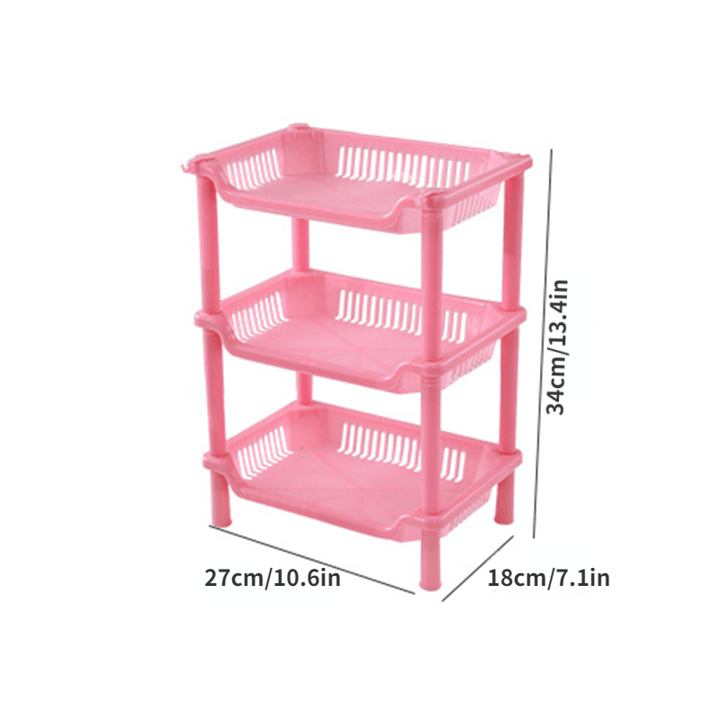 Double layer Desktop Rack Bathroom Storage Floor to Ceiling Triangle Square