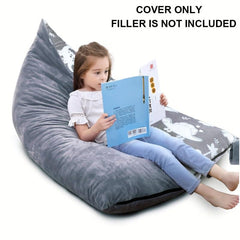 Stuffed Animal Storage Bean Bag Chair Soft Cover
