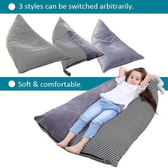 Stuffed Animal Storage Bean Bag Chair Soft Cover