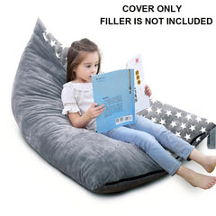 Stuffed Animal Storage Bean Bag Chair Soft Cover