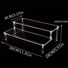 Acrylic Perfume Organizer with Tiered Display Stand