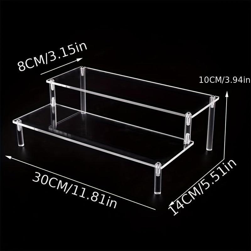 Acrylic Perfume Organizer with Tiered Display Stand