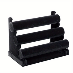 3 Layer Velvet Bracelet Stand Organizer Display Jewelry