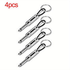 Retro Guitar Key Hanger 4 Plugs Adhesive Holder
