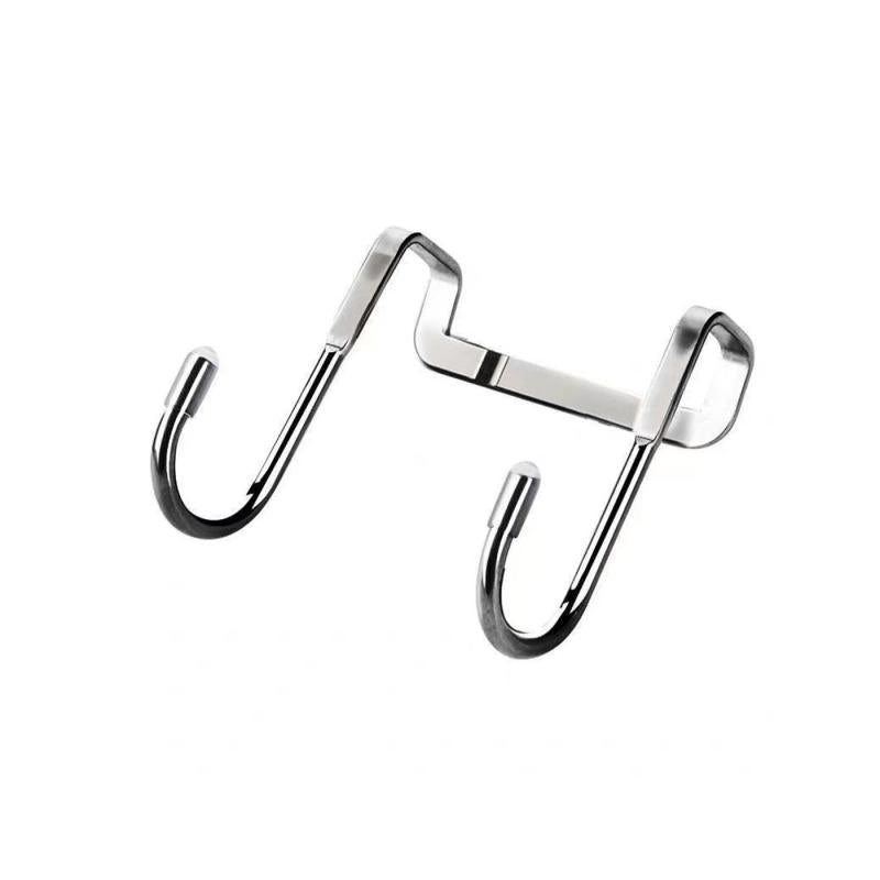4pcs Stainless Steel Cabinet Hooks - Bathroom and Bedroom Organizer