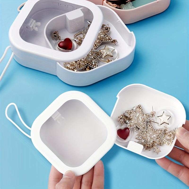 Portable Push Storage Box Organizer for Jewelry Medicine Hair Acces