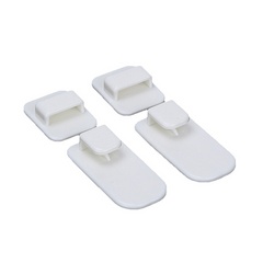 4pcs Remote Control Sticky Hook Self-adhesive Strong Holder Space Saving