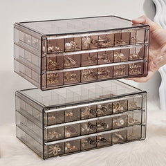 72 Grids Jewelry Storage Box Large Capacity Organizer