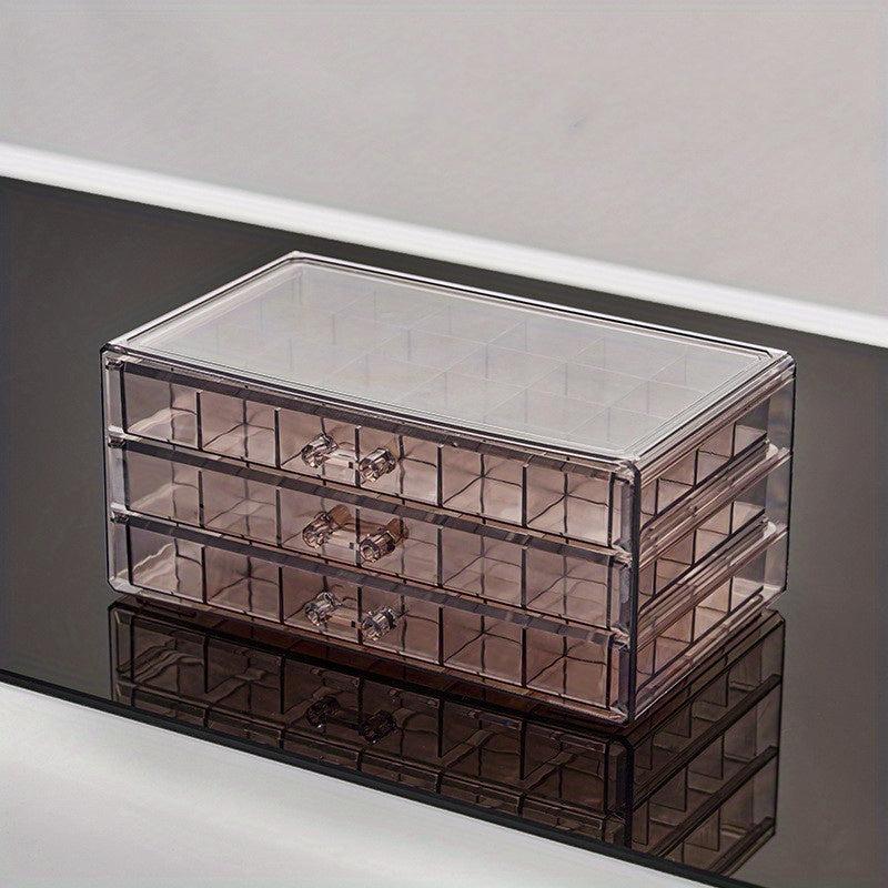 72 Grids Jewelry Storage Box Large Capacity Organizer