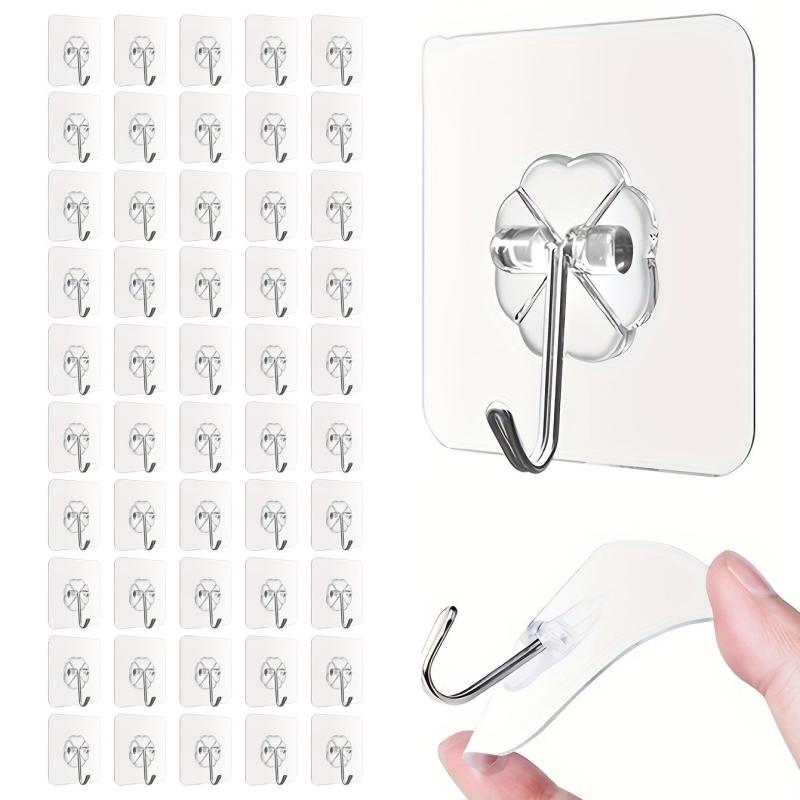 Adhesive Hooks Kitchen Wall Hooks Nail Sticky Hangers Stainless Hooks Heavy Duty