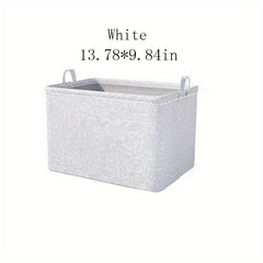 1pc Foldable Storage Box Clothes Toys Storage Basket Fabric Storage Box