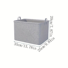 1pc Foldable Storage Box Clothes Toys Storage Basket Fabric Storage Box