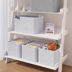 1pc Foldable Storage Box Clothes Toys Storage Basket Fabric Storage Box