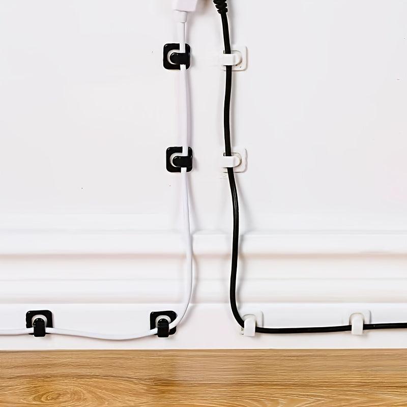 18pcs Adhesive Cable Organizer Clip - Keep Your Cables Neat & Tidy