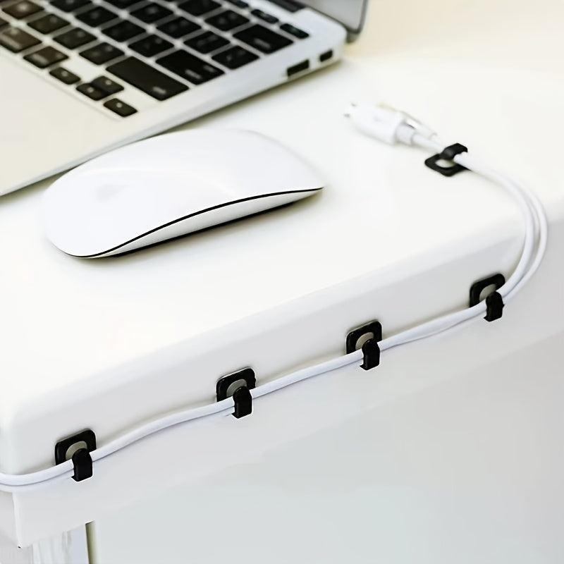 18pcs Adhesive Cable Organizer Clip - Keep Your Cables Neat & Tidy