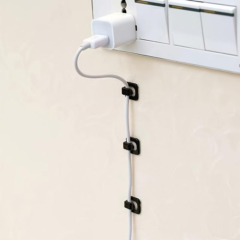 18pcs Adhesive Cable Organizer Clip - Keep Your Cables Neat & Tidy