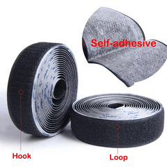 2 Vol. Strong Adhesive Hook Loop Tape Nylon Double Sided