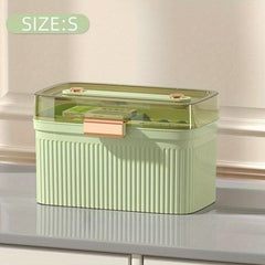 First Aid Box Plastic Storage Portable Travel Medicine Container