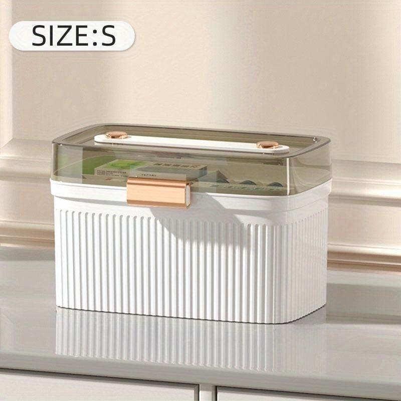First Aid Box Plastic Storage Portable Travel Medicine Container