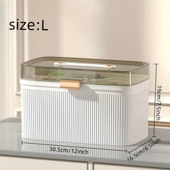 First Aid Box Plastic Storage Portable Travel Medicine Container