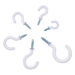 70pcs Heavy Duty Screw Hooks for Hanging Outdoor Lights Plants