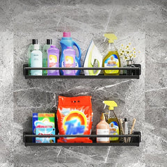 Wall Mounted Seasoning and Bathroom Storage Rack