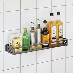 Wall Mounted Seasoning and Bathroom Storage Rack