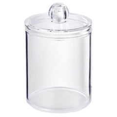 Clear Plastic Swab Holders With Lid - Dust-proof Storage Jars