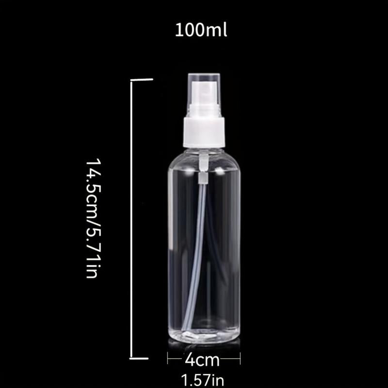 2pcs 100ML Small Spray Bottle Set Travel Portable Sub Packing Essential