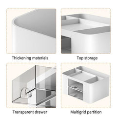 Large Capacity Desktop Storage Drawers for Cosmetics Jewelry Office Supplies