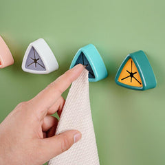 3pcs Towel Storage Stopper No Punching Style Rag Holder