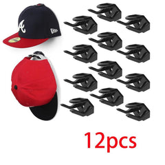 Wall Mounted Hat Hook Baseball Hat Hanging Storage Rack Adhesive Hat Hook Rack