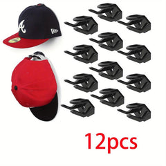 Wall Mounted Hat Hook Baseball Hat Hanging Storage Rack Adhesive Hat Hook Rack