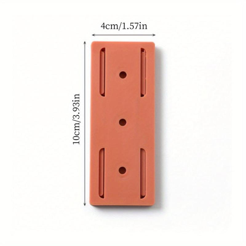 Wall Mounted Plug Fixer Power Strip Holder with Socket Router Protection Cover