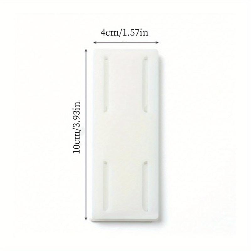 Wall Mounted Plug Fixer Power Strip Holder with Socket Router Protection Cover