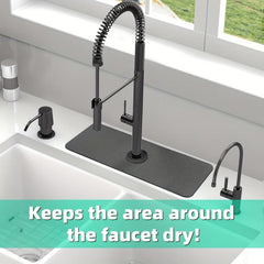 Fast Drying Faucet Mat Sink Splash Guard 60 96 cm