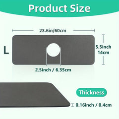 Fast Drying Faucet Mat Sink Splash Guard 60 96 cm