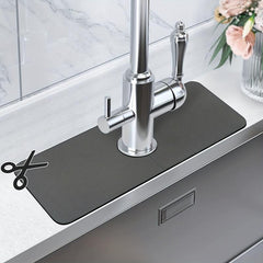 Fast Drying Faucet Mat Sink Splash Guard 60 96 cm