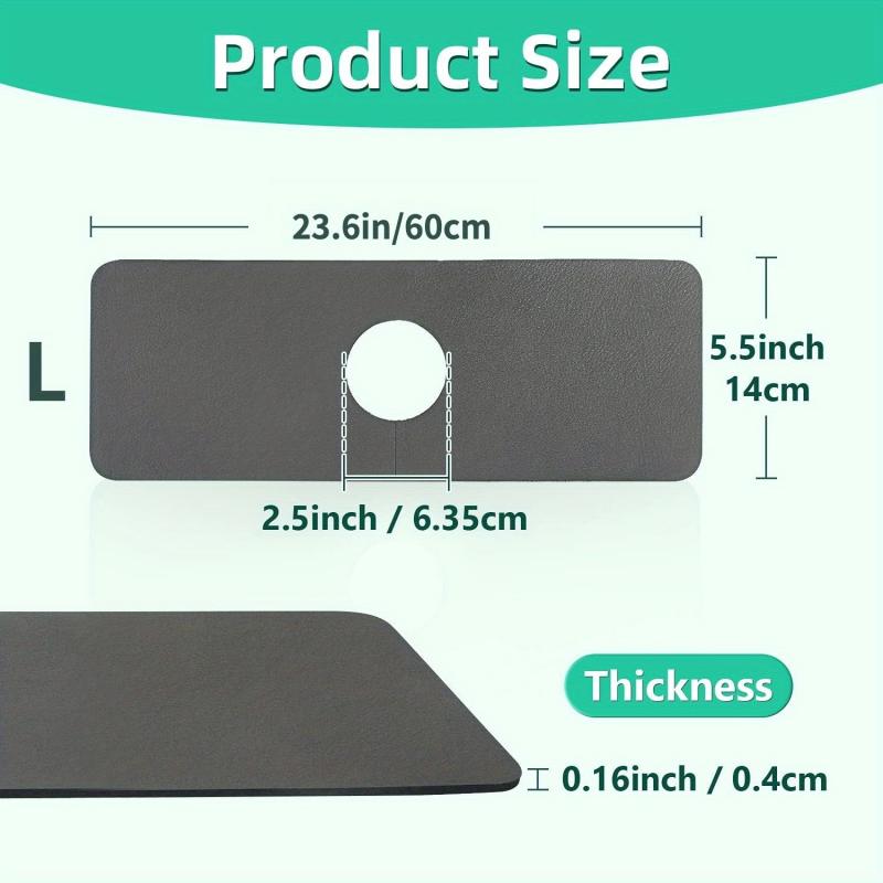 Fast Drying Faucet Mat Sink Splash Guard 60 96 cm