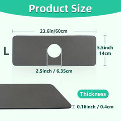 Fast Drying Faucet Mat Sink Splash Guard 60 96 cm